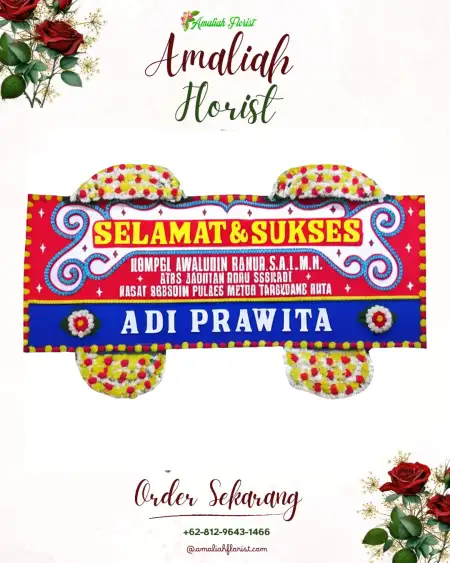 Papan Bunga Ucapan Selamat Parenggean